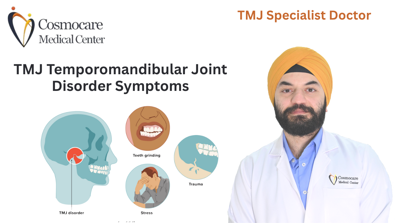 TMJ Temporomandibular Joint Disorder Symptoms in Dubai by Cosmocare Medical Center